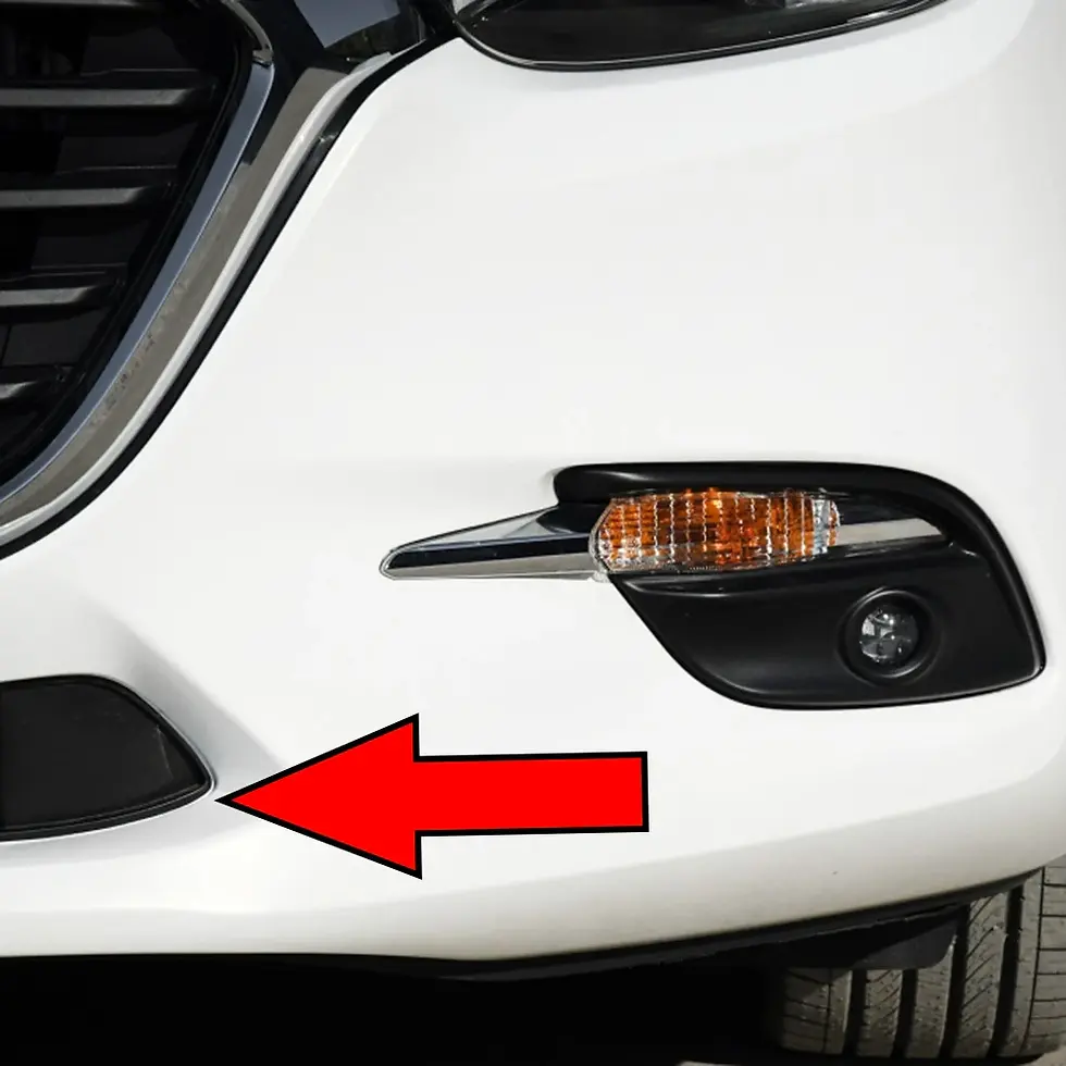 Thumbnail: Car Front Lower Grille Bumper Cover Decoration Cap For Mazda 3 2016 2017 2018 B6