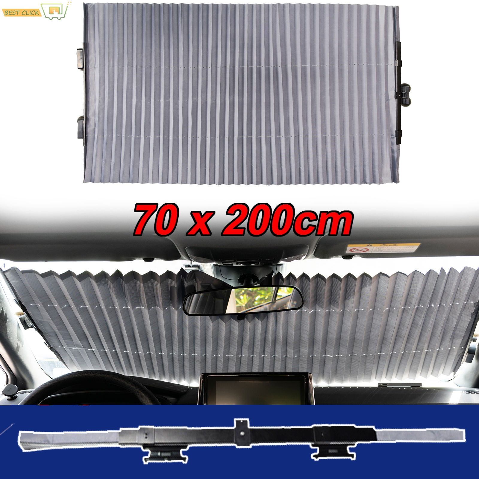 Retractable Car Windshield Sunshade Cover Car Summer Front Window Sun Shade Shie