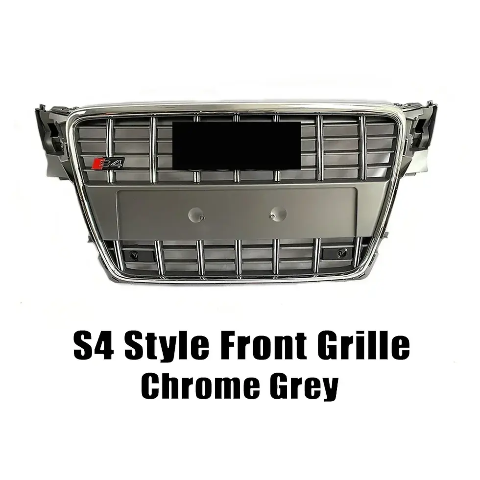 Thumbnail: XVIP All Glossy Black Trim Grill High Quality ABS Front Bumper Grille For Audi A