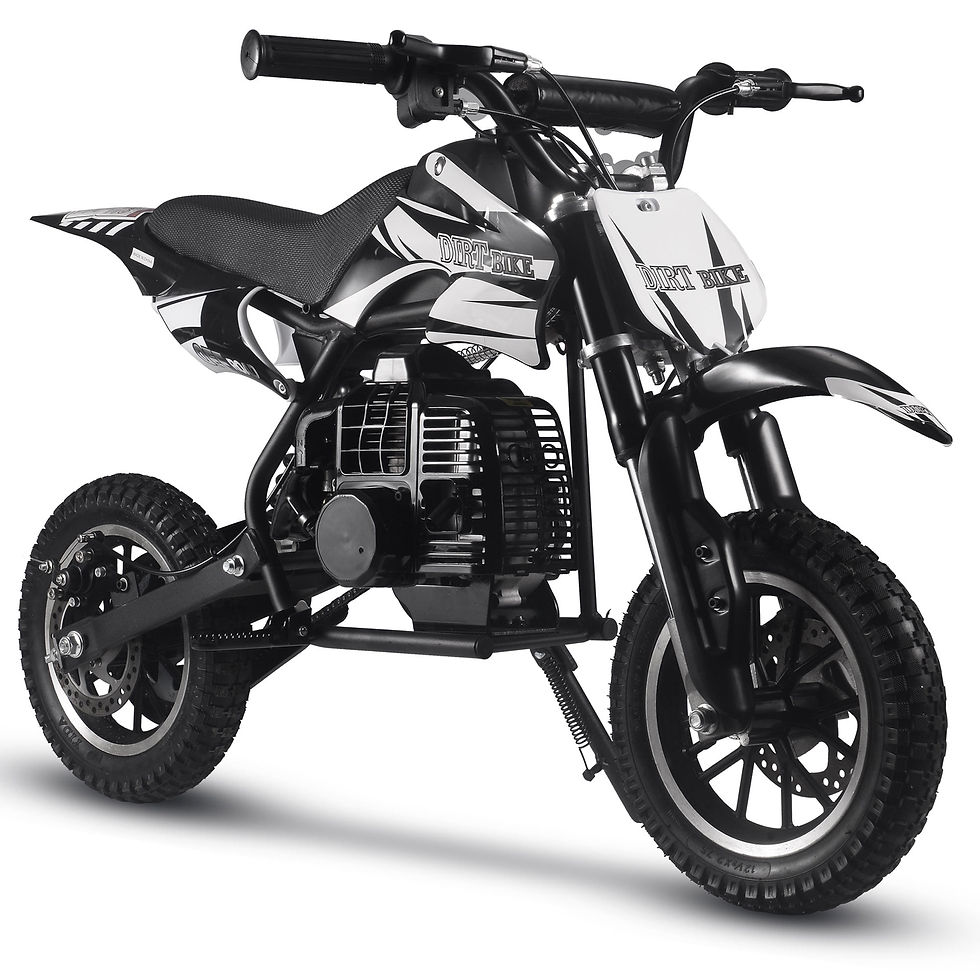 Thumbnail: DB-01 50cc 2-Stroke Kids Gas Dirt Bike Black
