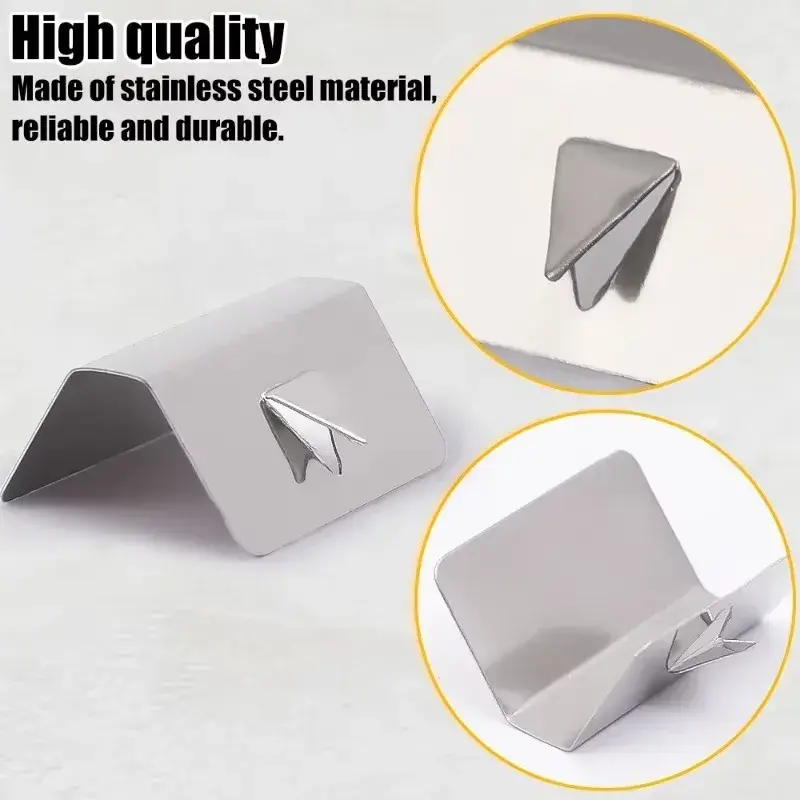 Thumbnail: Universal Wind Rain Deflector Channel New Metal Retaining Clips Stainless Steel