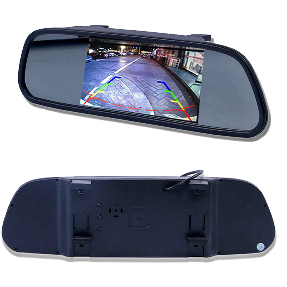 5 inch TFT LCD HD800*480 screen Car Monitor Mirror Reversing Parking Monitor wit