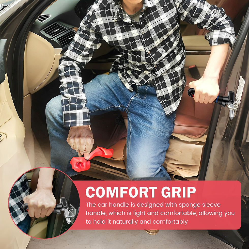 Thumbnail: 1/2Pcs Car Handle Cane Vehicle Door Grab Bar Stand Assist Portable Mobility Aid