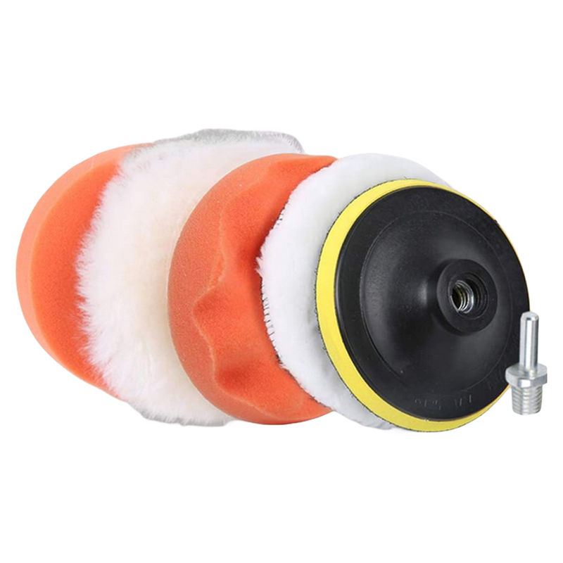 Thumbnail: 3/4/5 Inch Car Buffing Pads Sponge Foam Kit Reusable Car Polisher Pads Kit Buffi