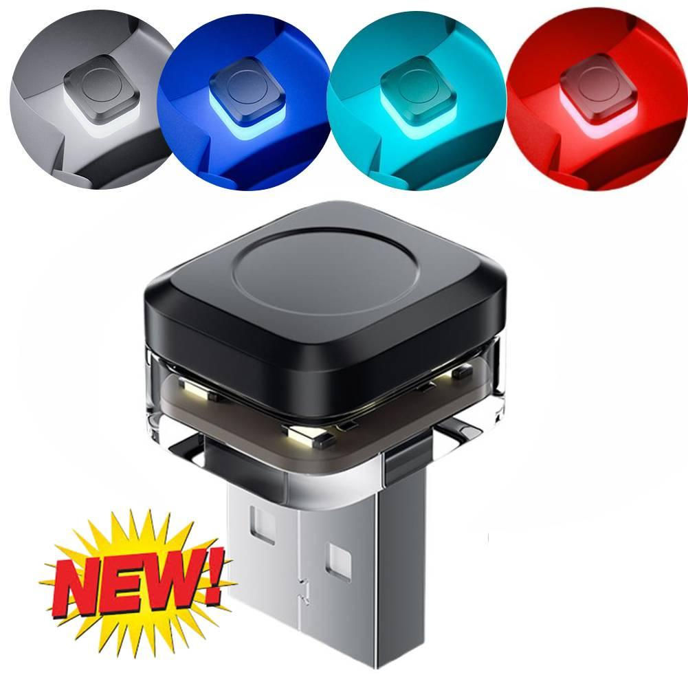Universal USB Car Interior Ambient Atmosphere Light LED Signal Lights Auto Readi