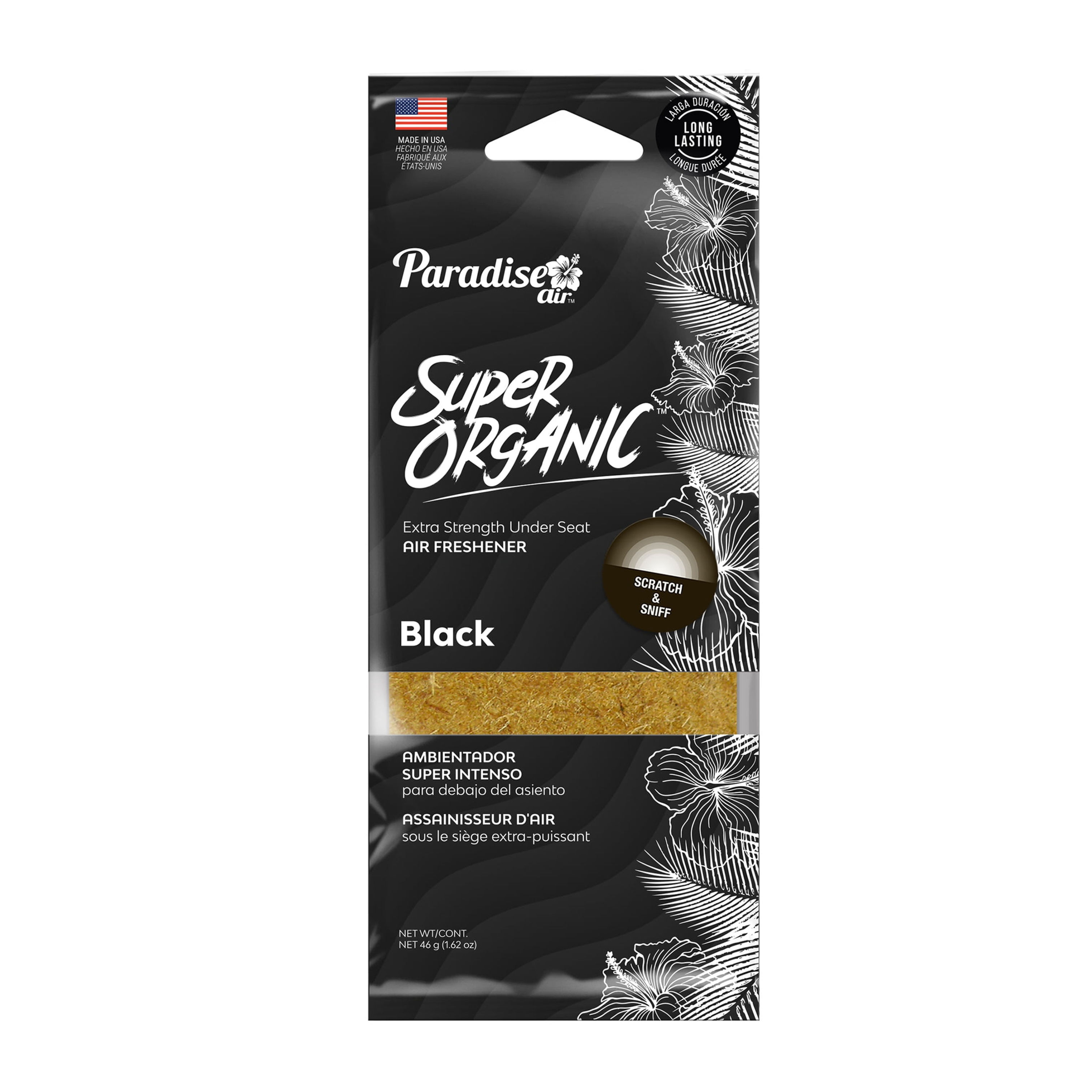 Paradise Air Super Organic Extra Strength Air Freshener, Under the Seat, in..