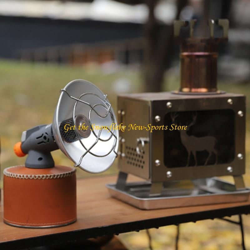 E56D Gas Camping Heaters with Safety Shut off Plastic Stainless Steel Design Sui