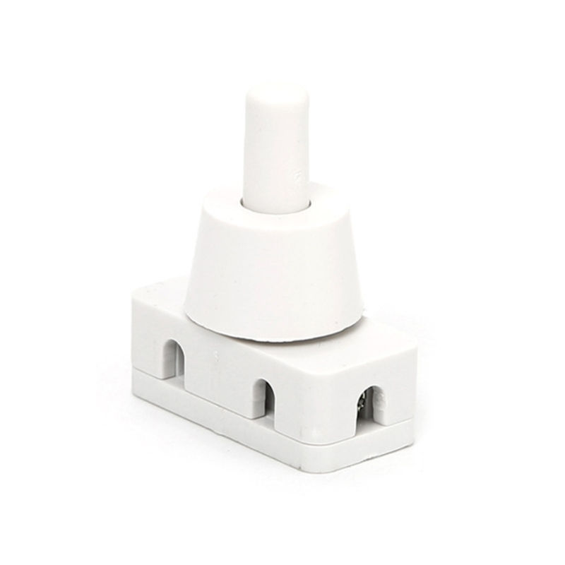 Thumbnail: 1pc Self-locking ON/OFF Push Button Switch AC250V 10A 2 Pins Latching Switch for