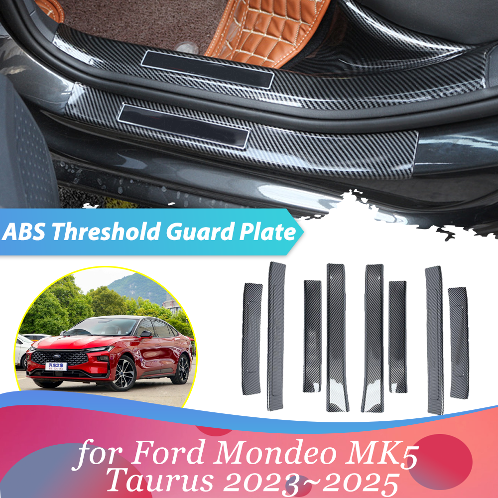 Car Welcome Pedal for Ford Mondeo MK5 Taurus 2023~2025 ABS Door Sill Scuff Thres