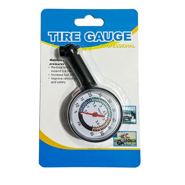 Thumbnail: Car Tire Pressure Gauge Tyre Deflation Pointer Auto Tire Inflation Pressure Gaug
