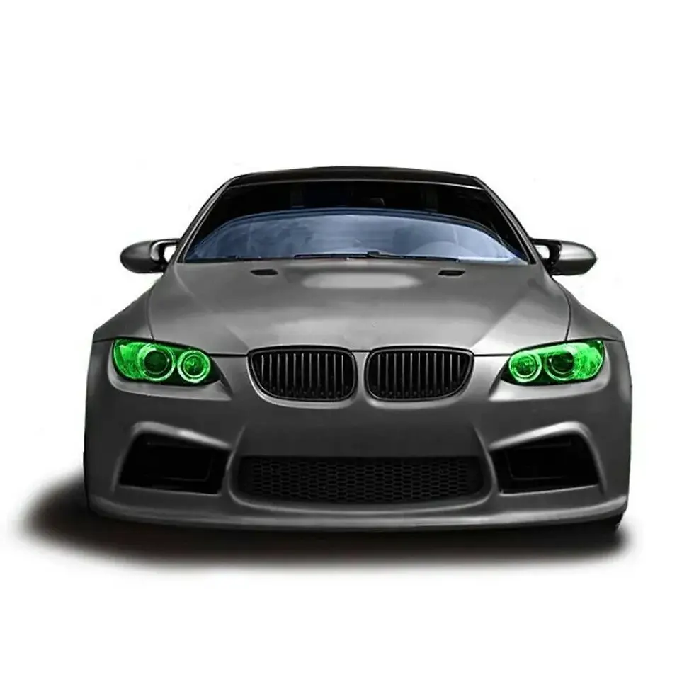 Thumbnail: 12 Inch X 48 Green Tint Film Trim Wrap For Headlight DRL Fog Light Universal Car