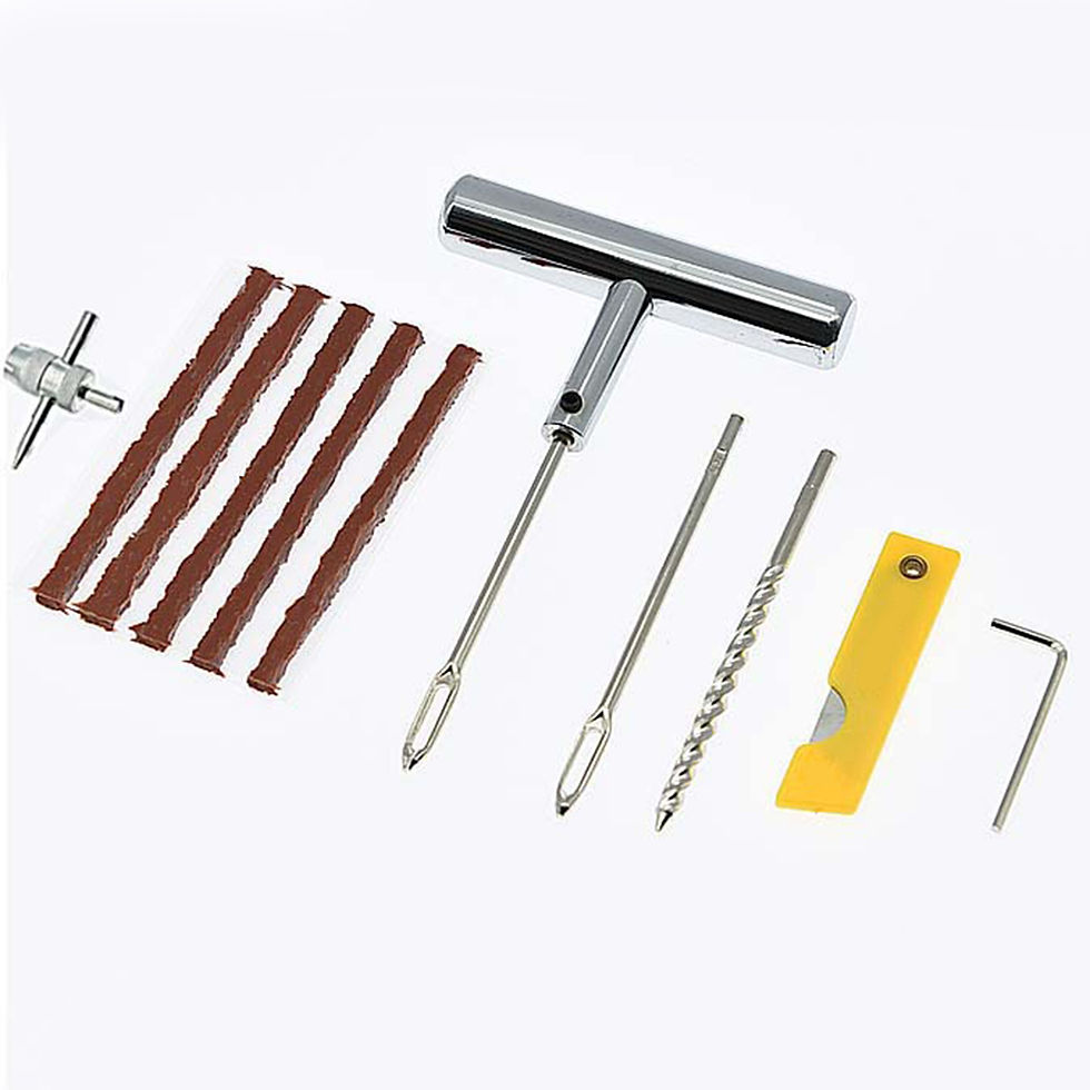 Thumbnail: Vehicle Car Tire Emergency Tool Auto Tire Repair Set for Bike Truck ATV Professi