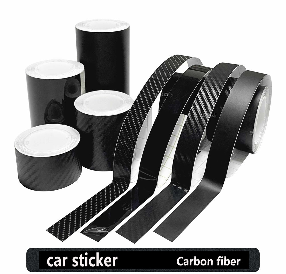 Car Stickers Carbon Fiber Vinyl Wrap Film 3D 4D 5D 6D Gloss Carbon Fiber Film Wa