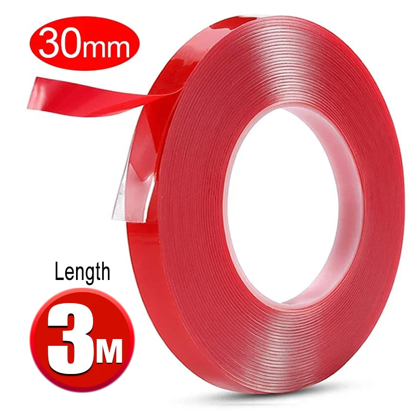 Thumbnail: Double Sided Tape Nano Tape 3-5Meter 10/20/30mm Width Transparent Tape Washable