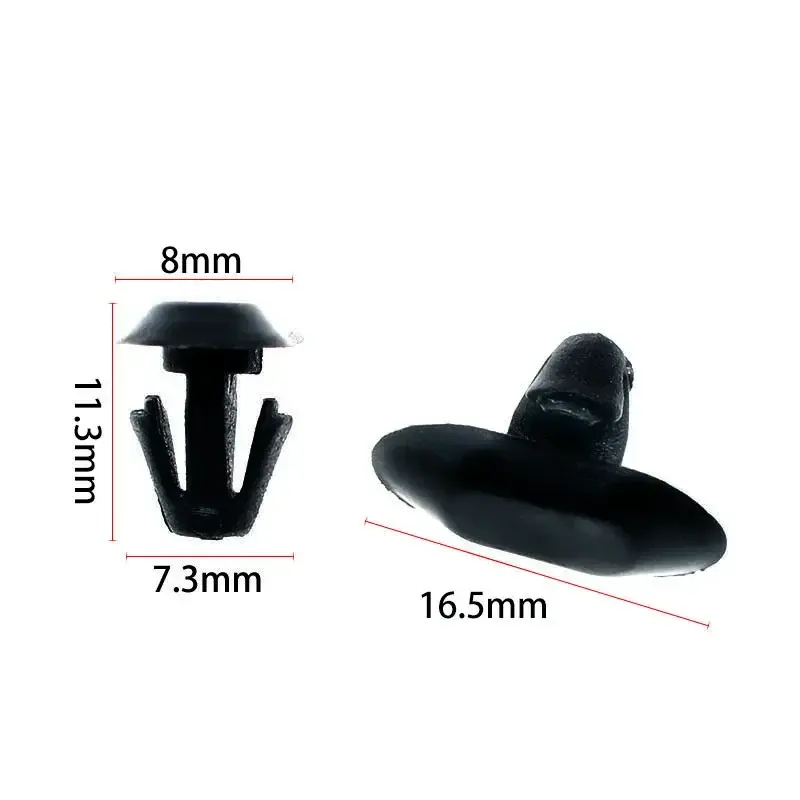 Thumbnail: Car Truck Door Sill Rubber Sealing Strip Panel Trim Plastic Fasteners Clips Rive