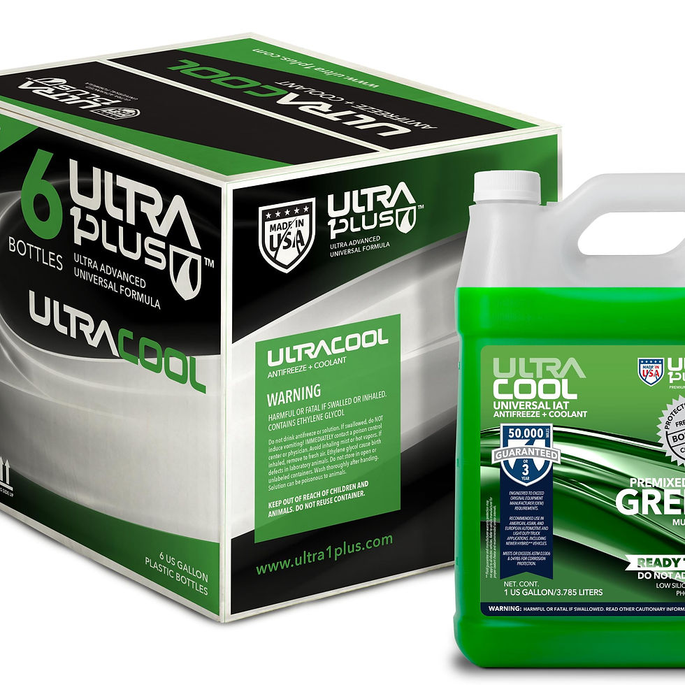 Thumbnail: UltraCool Universal Antifreeze + Coolant PREMIXED 50/50 GREEN (1 US Gallon ..