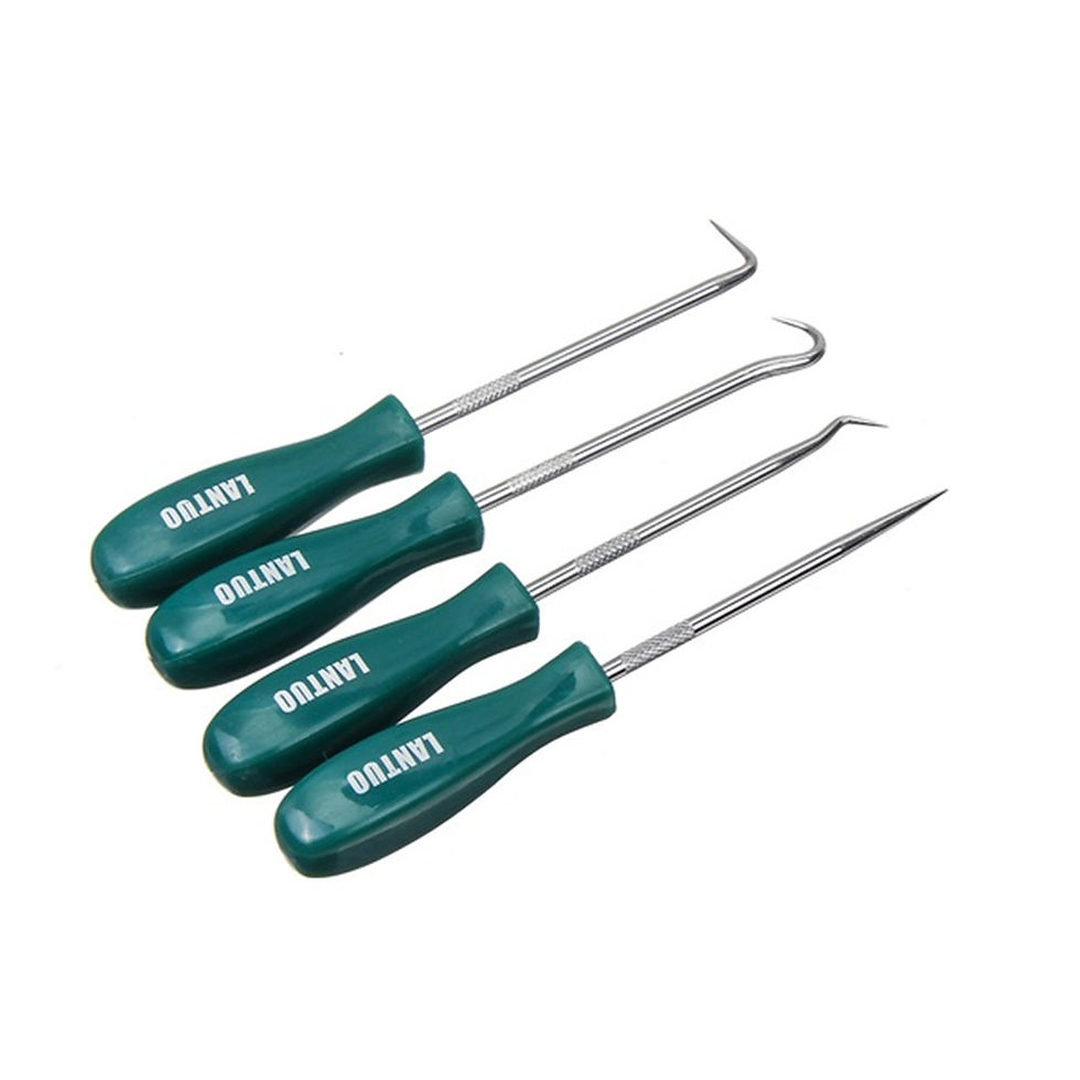 Thumbnail: 4Pcs Car Auto Vehicle Oil Seal Screwdrivers Set 135mm O-Ring Seal Gasket Puller