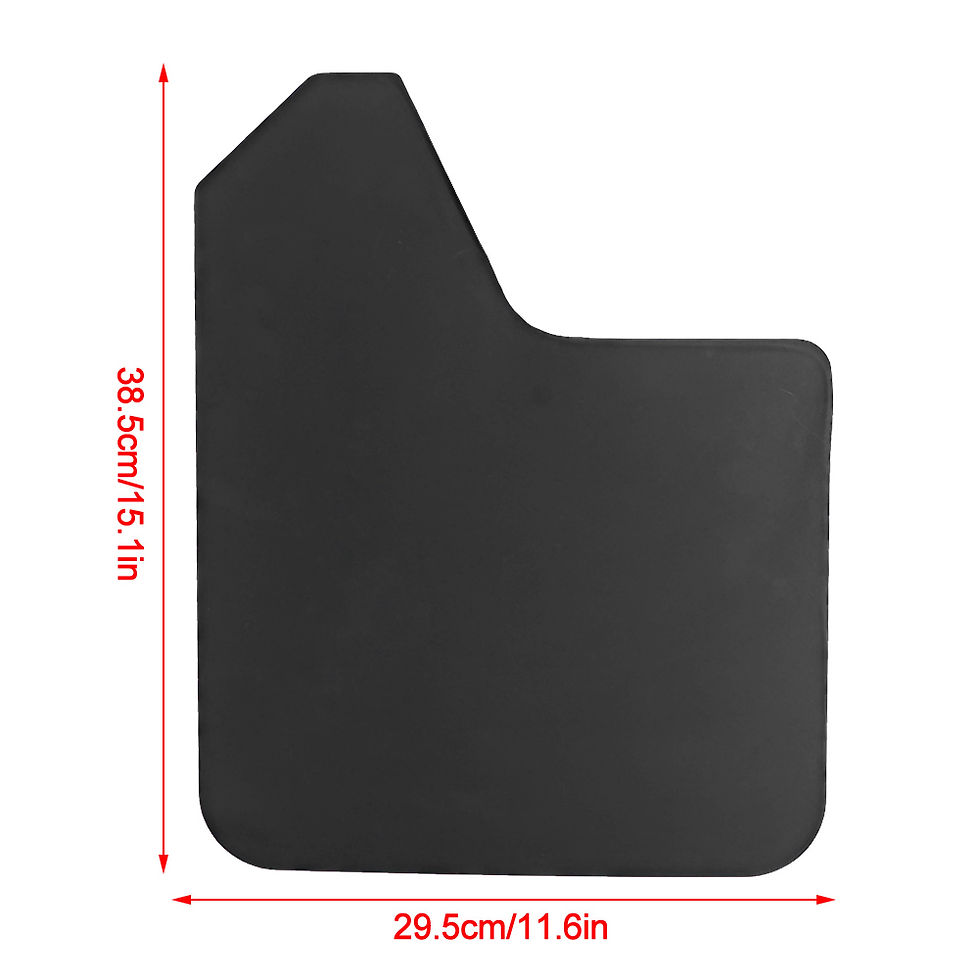 Thumbnail: 4Pcs Universal Car Mudguard Cover Mud Flap Guards Fenders Fit for Car Accessorie