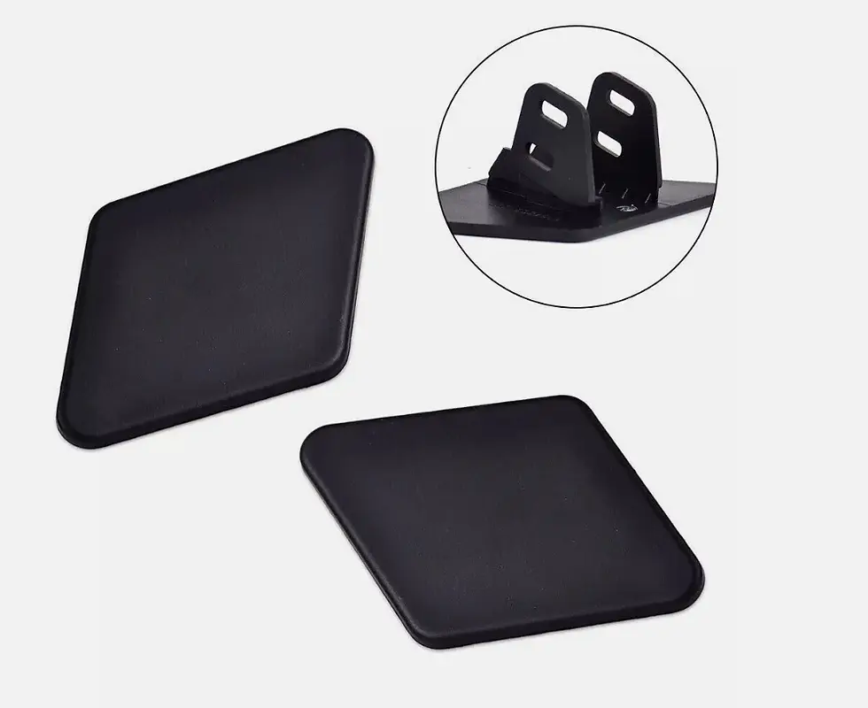 Thumbnail: 2pcs Bumper Headlight Washer Nozzle Cover Cap Black For BMW 3 Series E90 2005-09