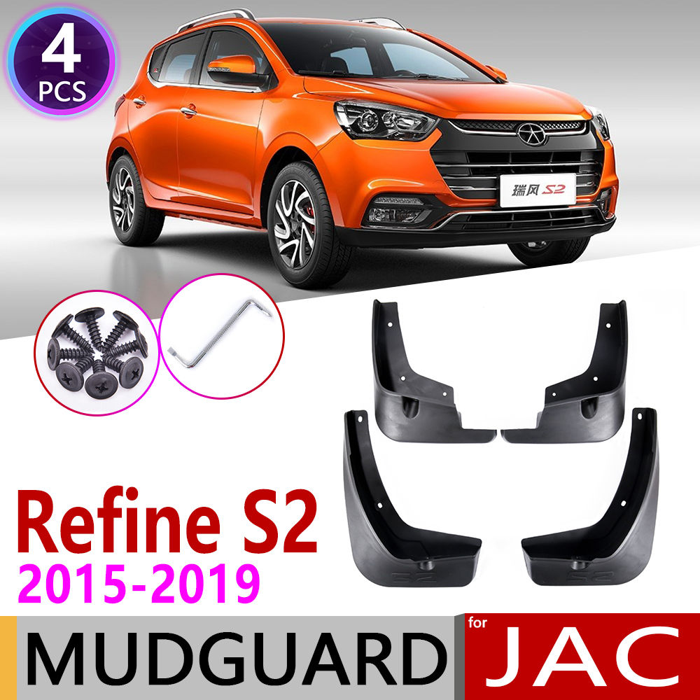Front Rear Car Mudflap for JAC Refine S2 2015~2019 T4 T40 Fender Mud Guard Flap