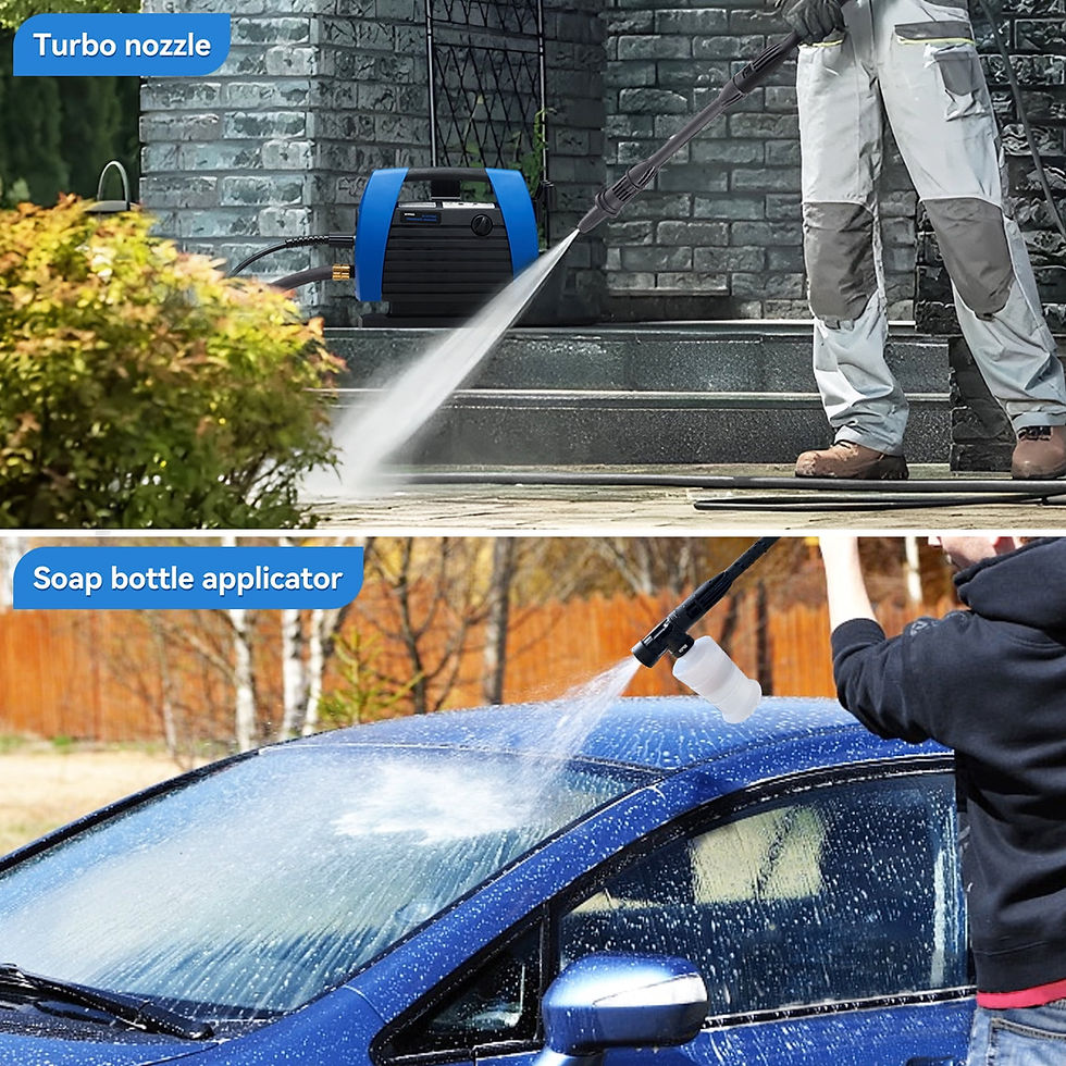 Thumbnail: Efurden Electric Pressure Washer, 2100 PSI 1.6GPM  Power Washer with 20ft H..