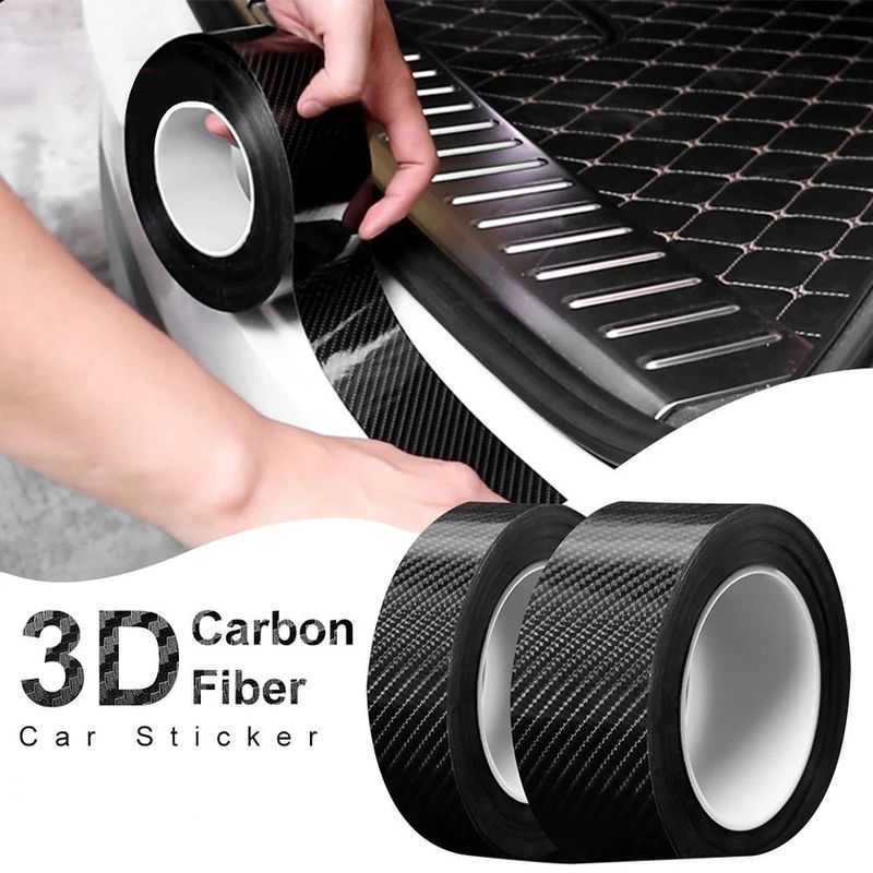 Carbon Fiber Tape Stickers on Car Automotive Cloth Tape Waterproof Decorative Ma