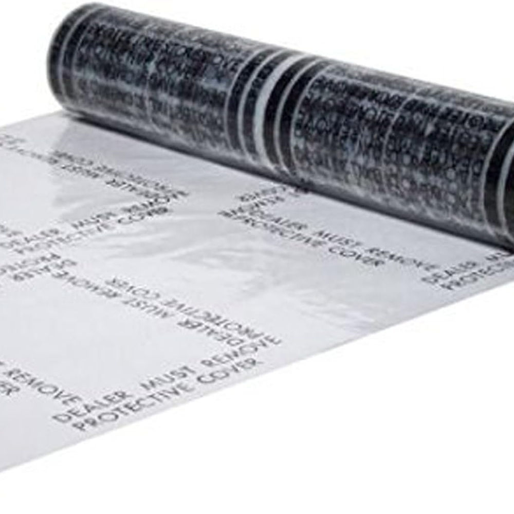 Auto Adhesive Plastic Floor Mat, 4 mil | Perforated Every 24"(wide 60cm) | 100 M