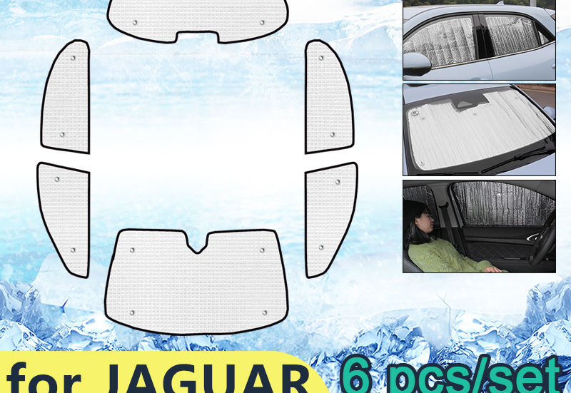 Full Cover Sunshades For Jaguar XF X250 2008~2015 Sedan Car Windshields Accessor