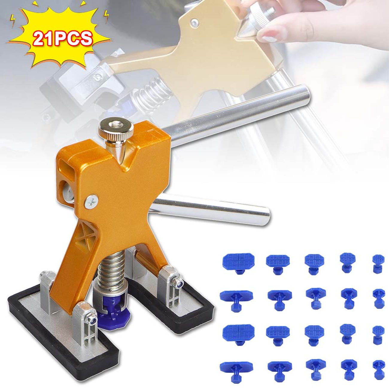 Paintless Car Dent Puller Kit Lifter Body Dent Puller Remover Repair Auto Small