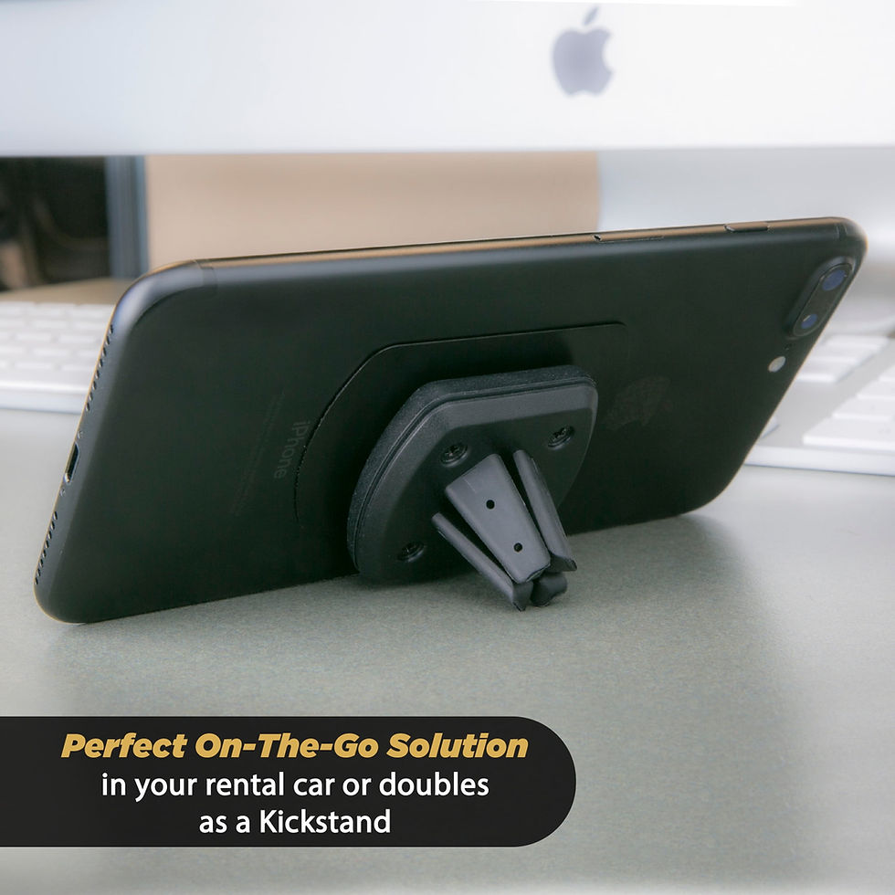 Thumbnail: Scosche MAGVM2R Magic mount Universal Vent Mount for Mobile Devices Black