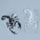 Thumbnail: Personality Scorpion Car Sticker And Decals Reflective Laser Car Styling 3D Stic