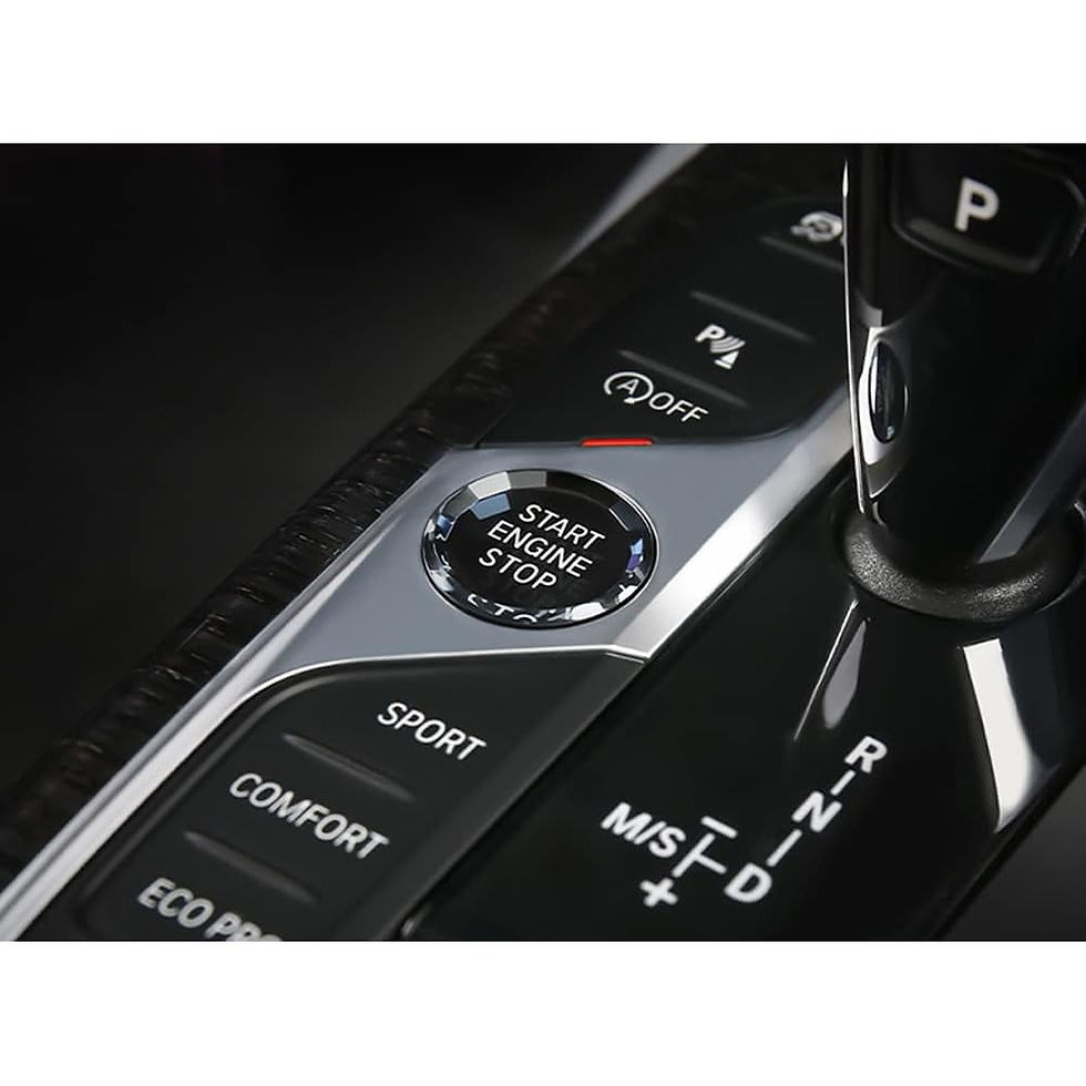 Thumbnail: Crystal Diamond Reflective Engine Start Stop Button Cover BMW