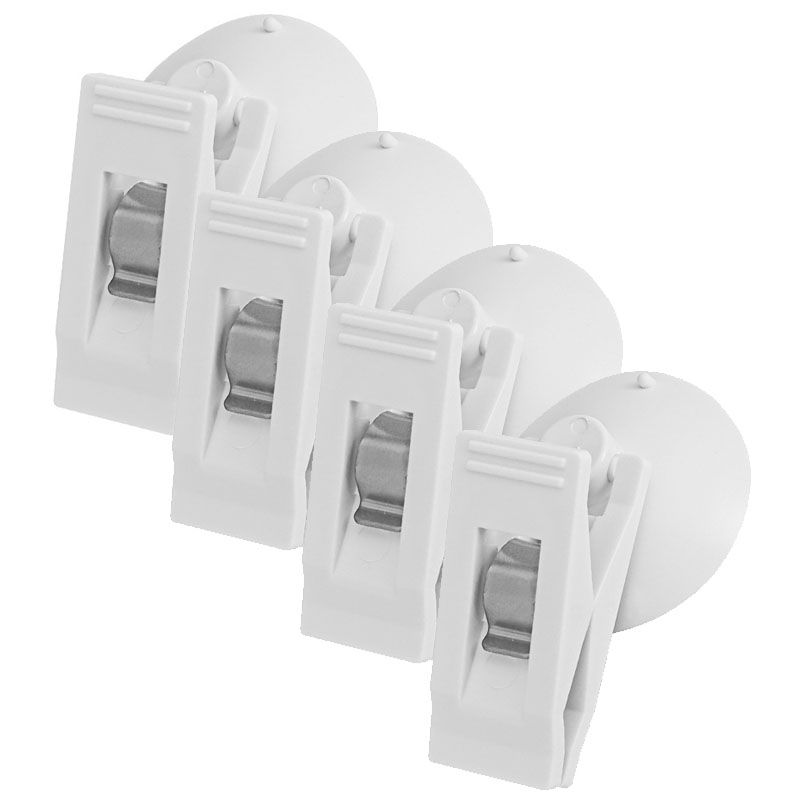 Thumbnail: 2/4Pcs Suction Cup Clip Car Interior Window Clip Removeable Bill Card Clamp Hold