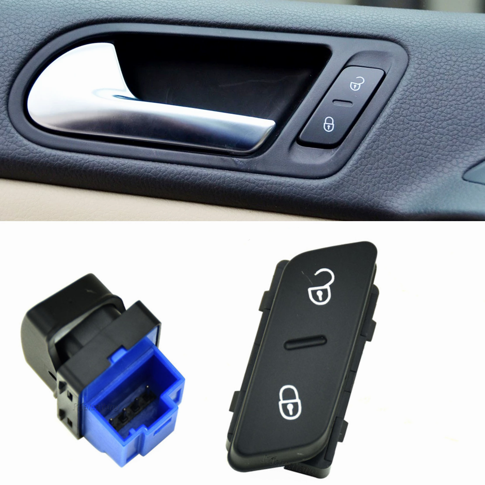 Car Central Door Lock Control Switch Controlling Button Fit for Golf 5 MK5 1K096