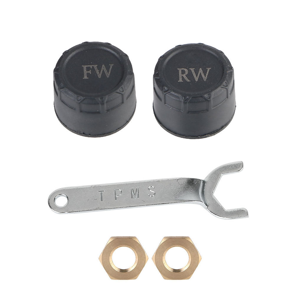 Thumbnail: Bluetooth 4.0/5.0 2/4PCS Sensors Car TPMS Tire Pressure Monitoring System Motorc