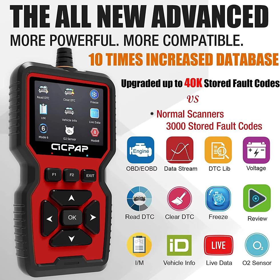 Thumbnail: Car OBD2 Scanner Diagnostic Tool, Comprehensive Car Code Reader for All Cars,  E
