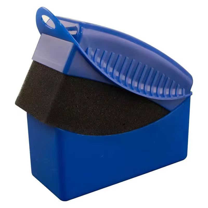 Thumbnail: Waxing Sponge Car Wheel Polishing Brush With Cover ABS Washing Cleaning Tire Con