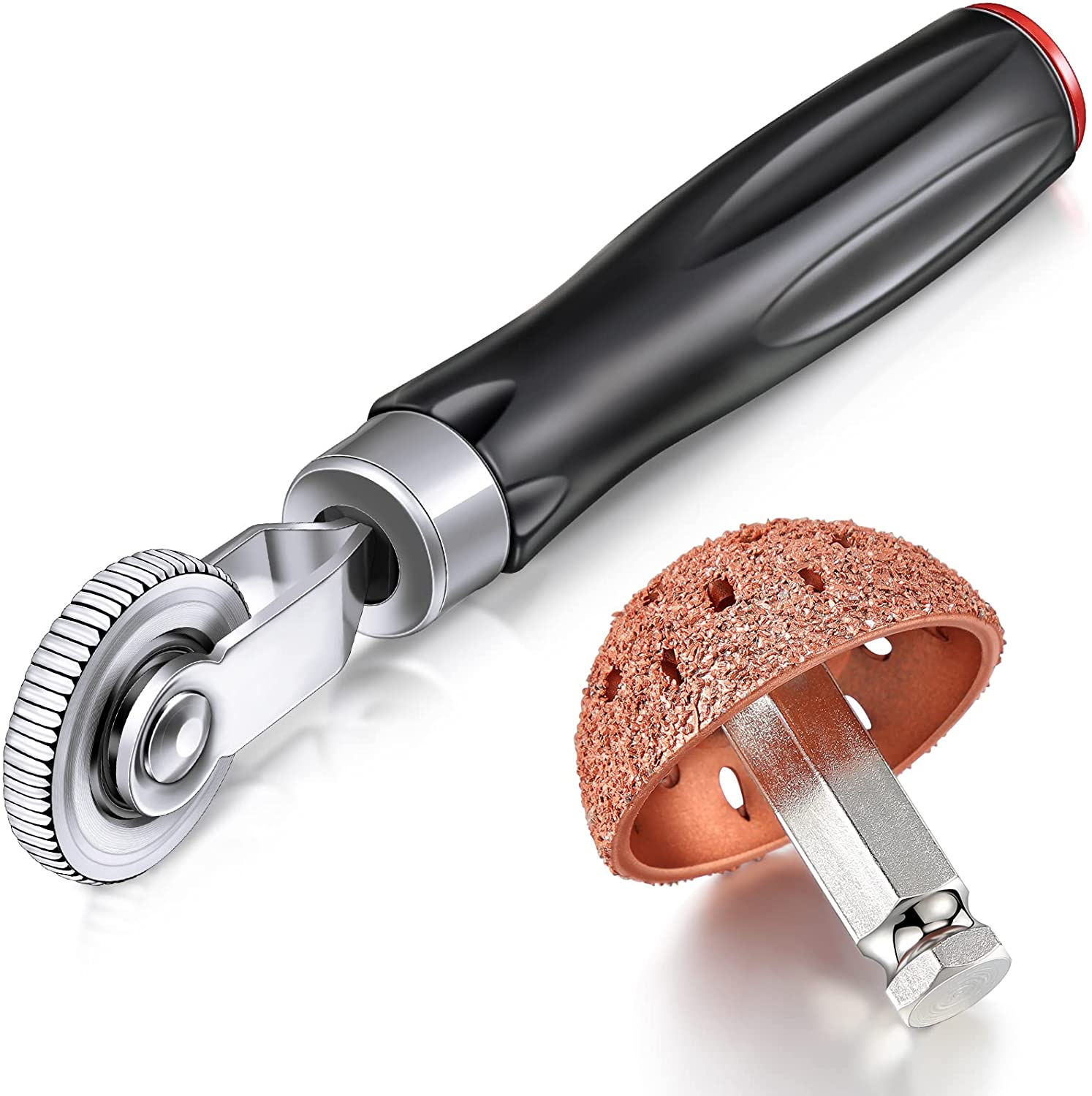 Tire Repair Patch Tools Kit Tire Patch Roller with Tire Wheel Repair Grinding He