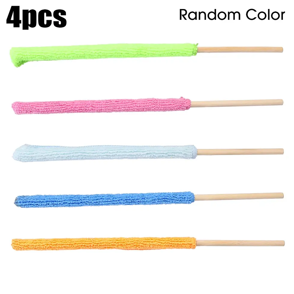 Thumbnail: Microfiber Car Detail Cleaning Brush Long Handle Air Conditioner Blind Narrow Du