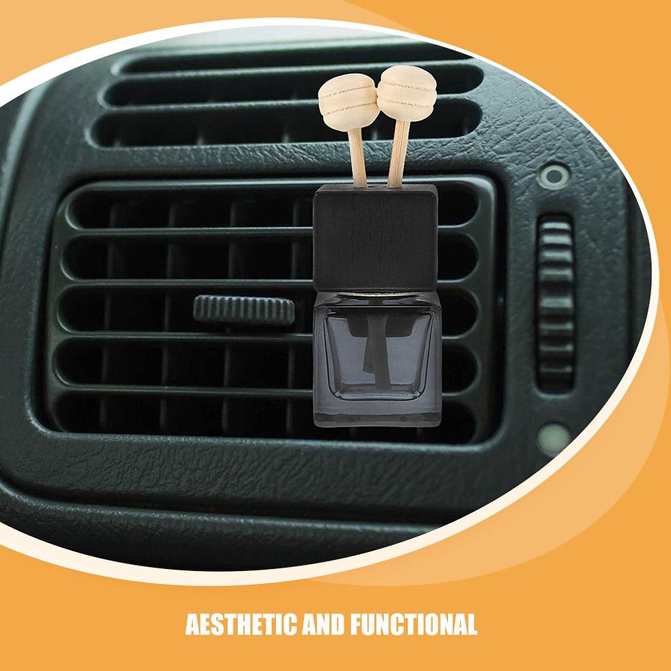 Thumbnail: 2Pcs Car Air Conditioner Perfume Bottle Essential Oils Aromatherapy Hanging Diff