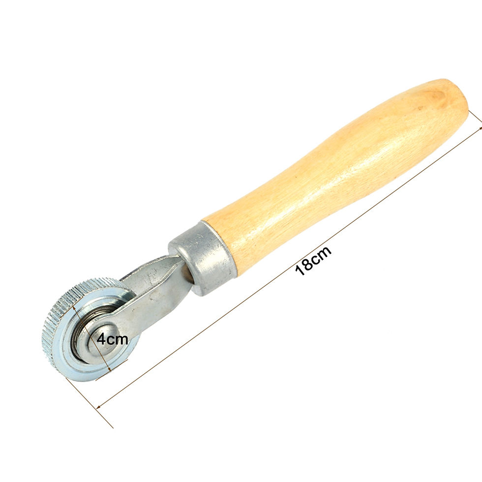 Thumbnail: Wooden Handle Repair Tube Stitch Puncture Patch Tyre Roller Bearing Tool Kit