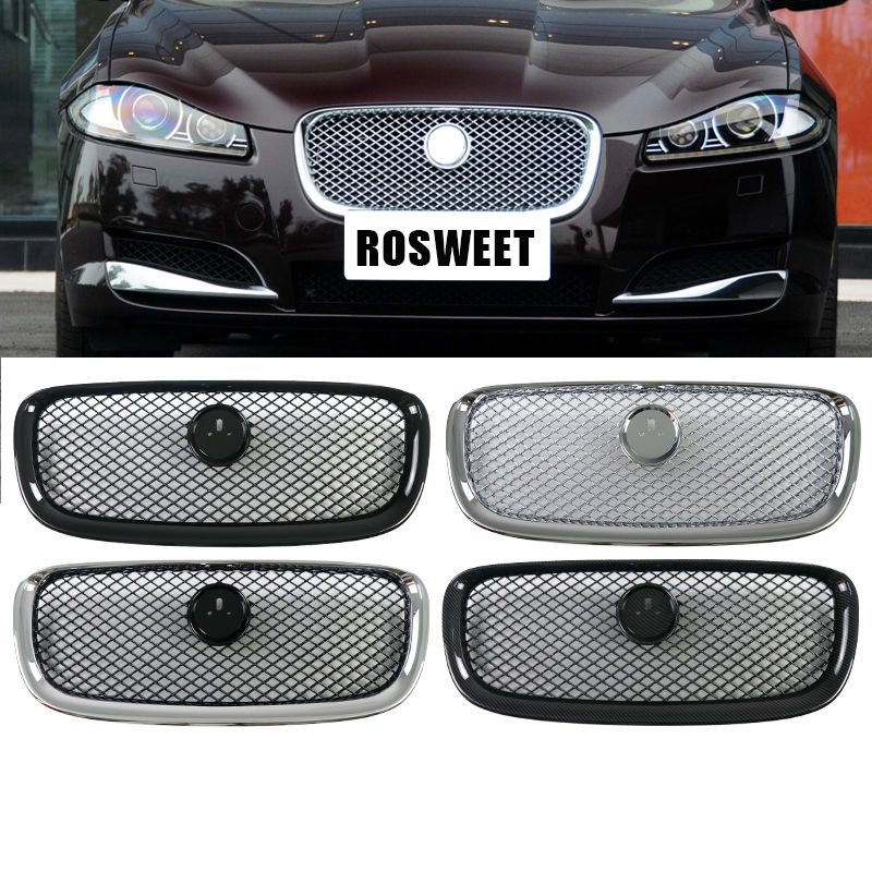 Front Bumper Grille Upper Grill For Jaguar XF 2012-2015 Central Radiating Panel