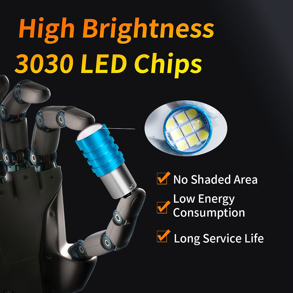 Thumbnail: 2Pcs Car LED Bulbs P21W R5W R10W 9-LED Universal Fit for Driving Turn Signals Br