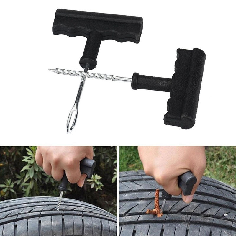 Thumbnail: A Set of Hot Sale Car Tubeless Tyre Tire Puncture Repair Plug Kit Needle Patch F