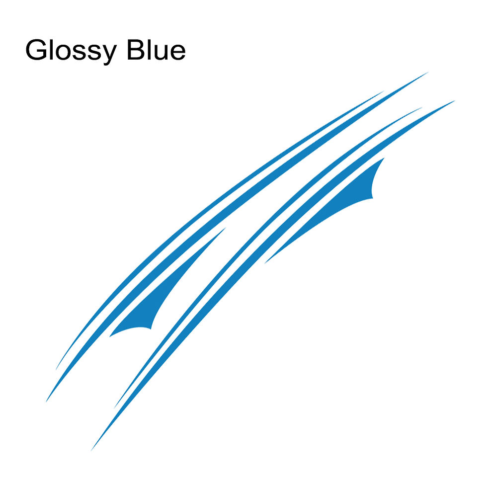 Thumbnail: 2Pcs Van Door Side Stickers Graphics Stripes Kit Cover Auto Body Decor Camper Ca