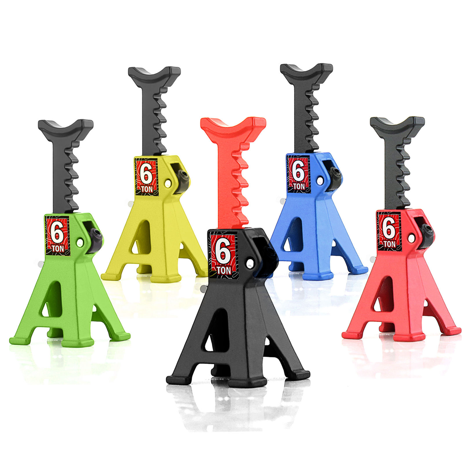 1PCS RC Car Scale Jack Stands Lift Pair Rack Tire Change Tool for Traxxas TRX-4M