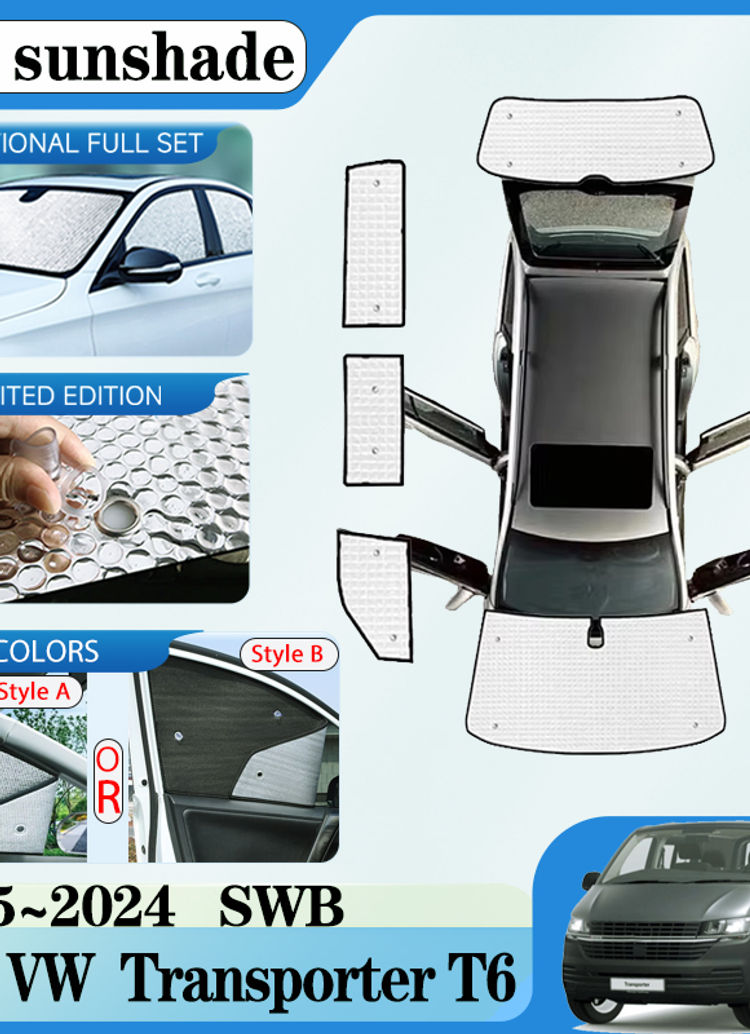 For Volkswagen VW Transporter T6 Caravelle Multivan Doubleback SWB 2015~2024 Car
