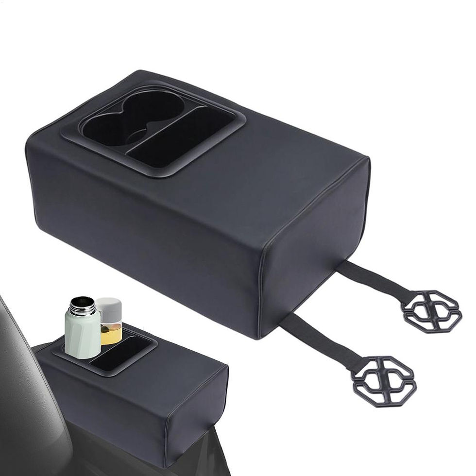 Thumbnail: Backseat Arm Rest Box Automotive Interior Storage Organizer Rear Bench Seat Cons