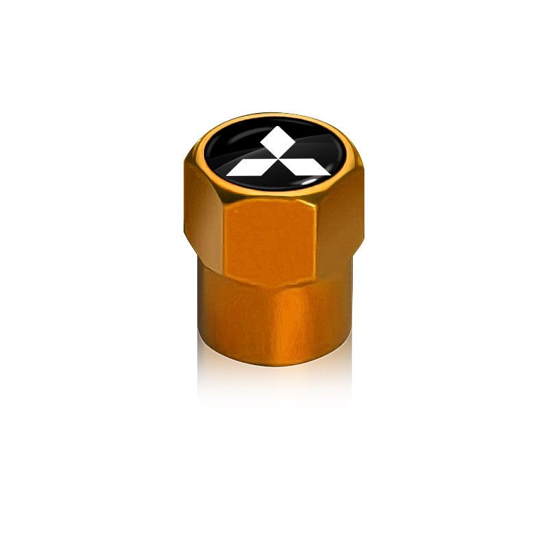 Thumbnail: 4pcs car wheel tire metal valve Stem Caps Cover decorative For Mitsubishi Eclips