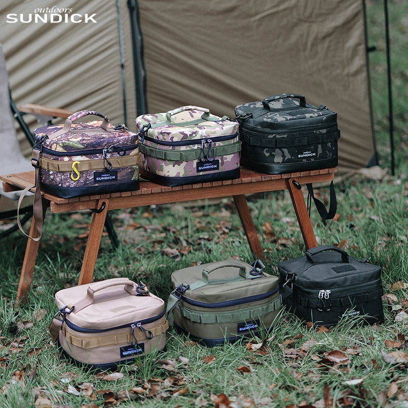 Thumbnail: 1 black/brown/Army green/camo optional camping insulated outdoor camping bowl cu